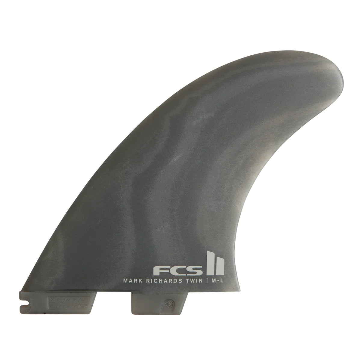 FCS II Mark Richards Twin + Stabiliser Fins