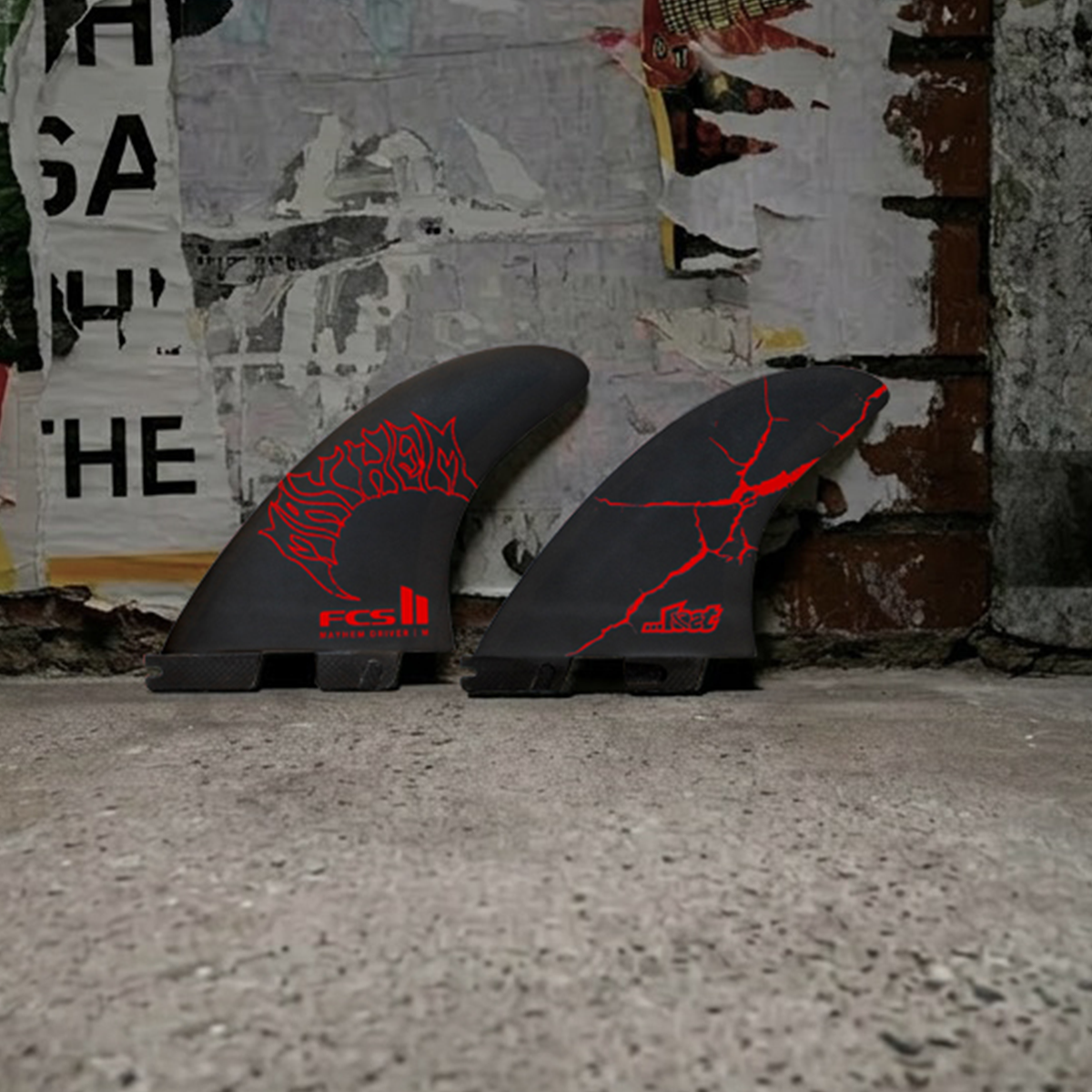 Ensemble de trois ailerons « Mayhem Driver » de FCS II