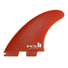 Ensemble d'ailerons FCS II Mid Carver « Thruster »