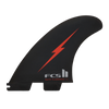 Ensemble de trois ailerons FCS II Nathan Florence