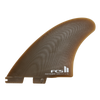 Ensemble d'ailettes FCS II Performer Keel Twin